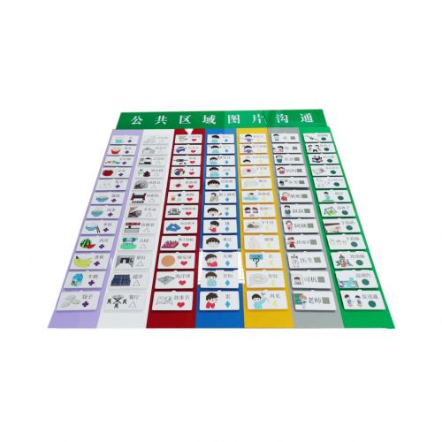 公共區域圖片溝通板