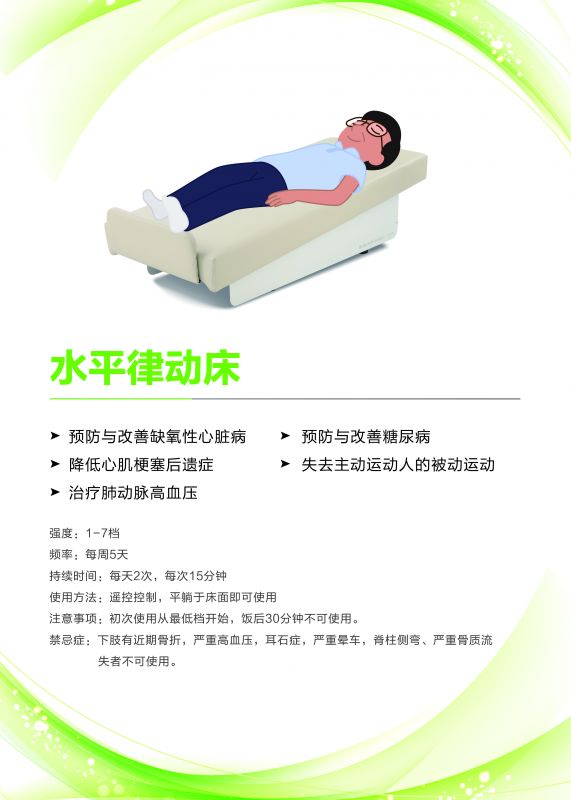 等速水平律動床-