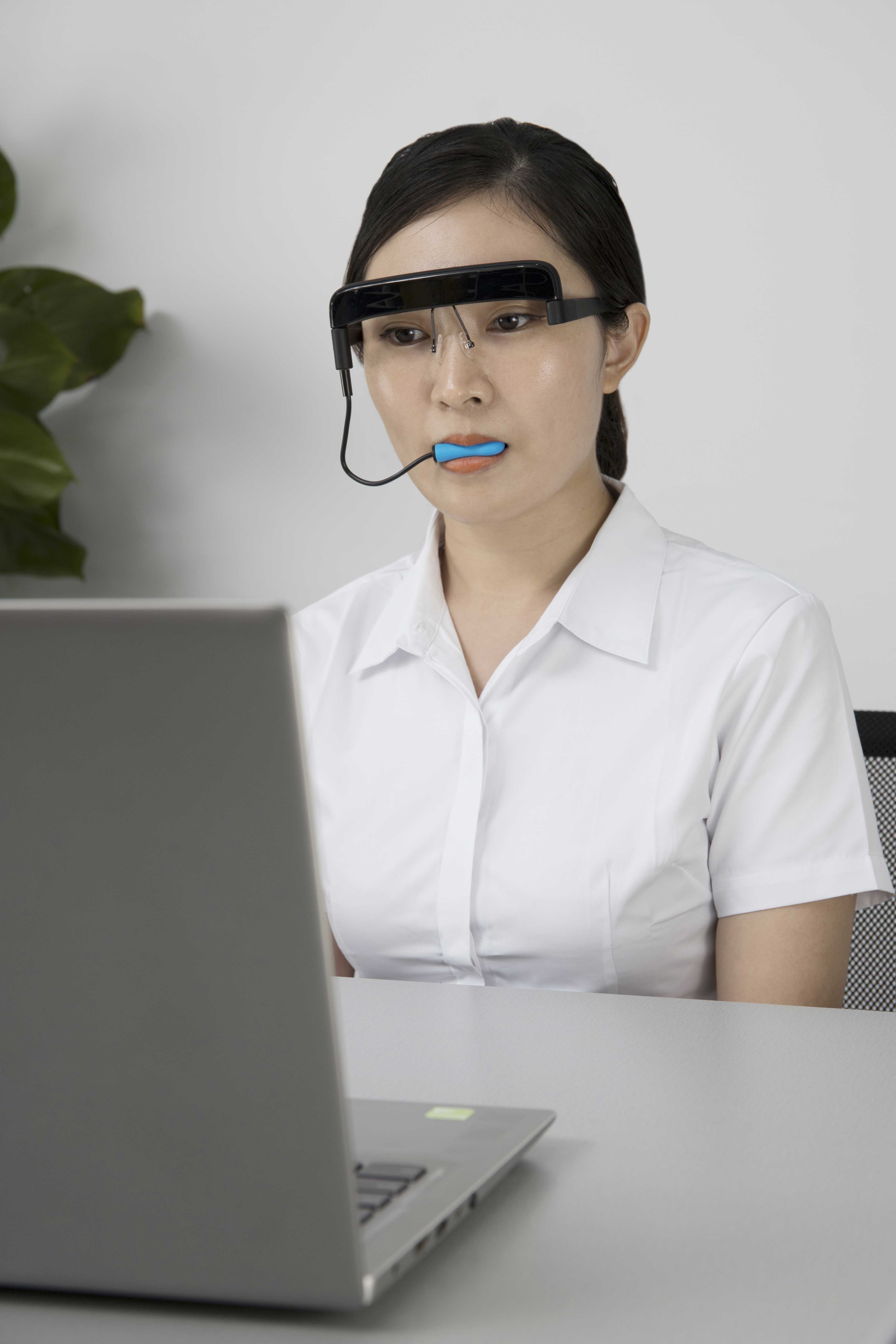 GlassOuse V1.4殘疾人無線頭戴鼠標