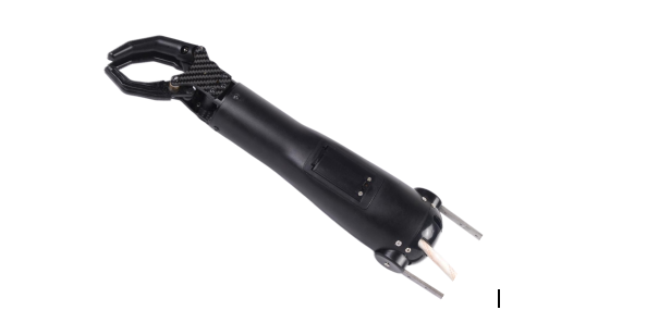 Myoelectric Hand System  of Carbon Fiber with three fingers  for Elbow Disarticulation (Two-motion freedom)-