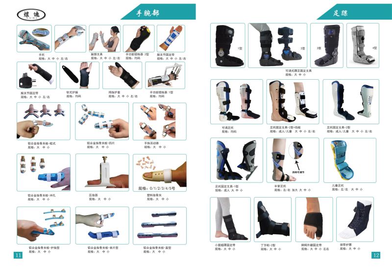 手腕、足踝支具-