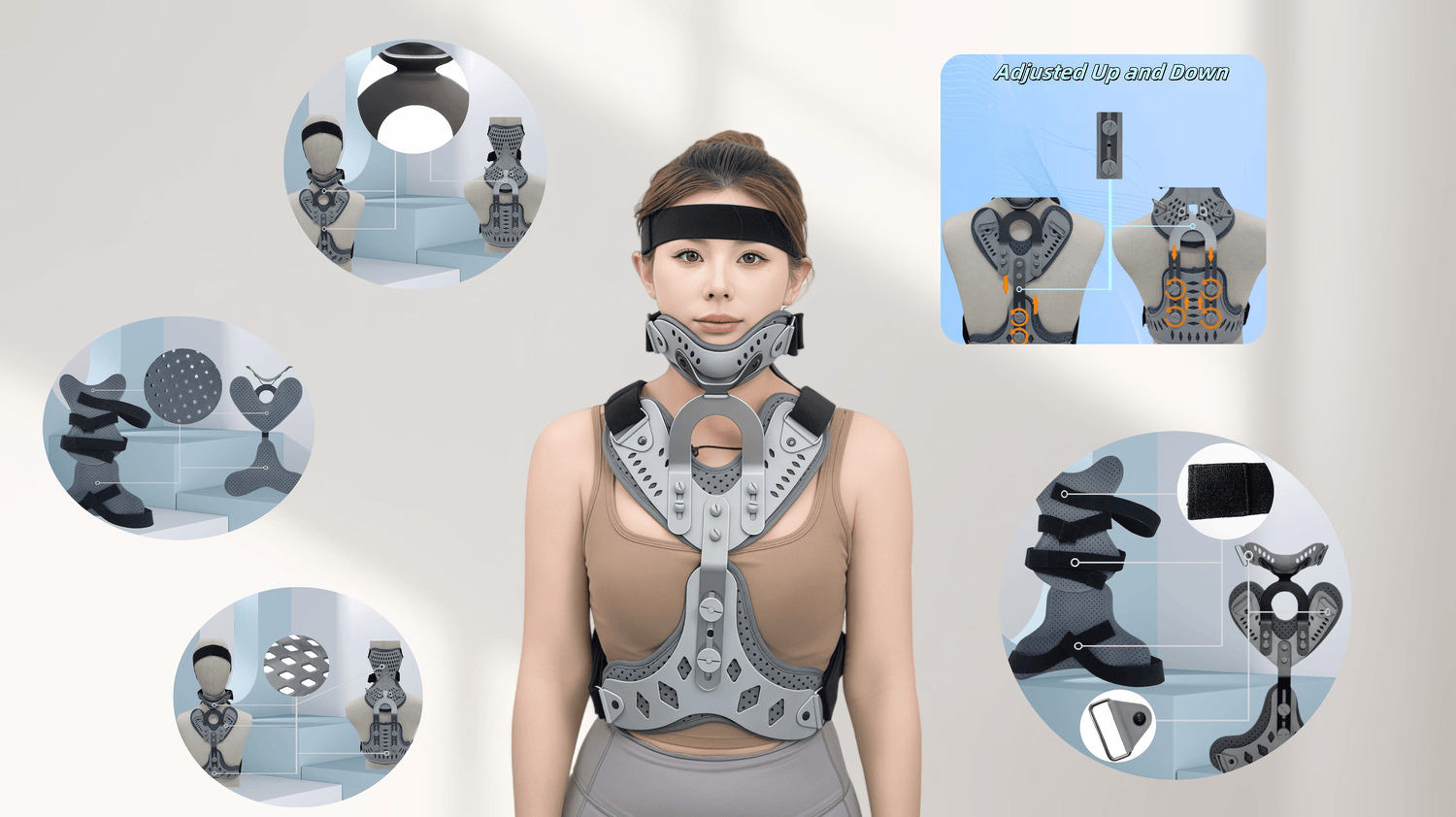 Head Neck and Chest Immobilizer
