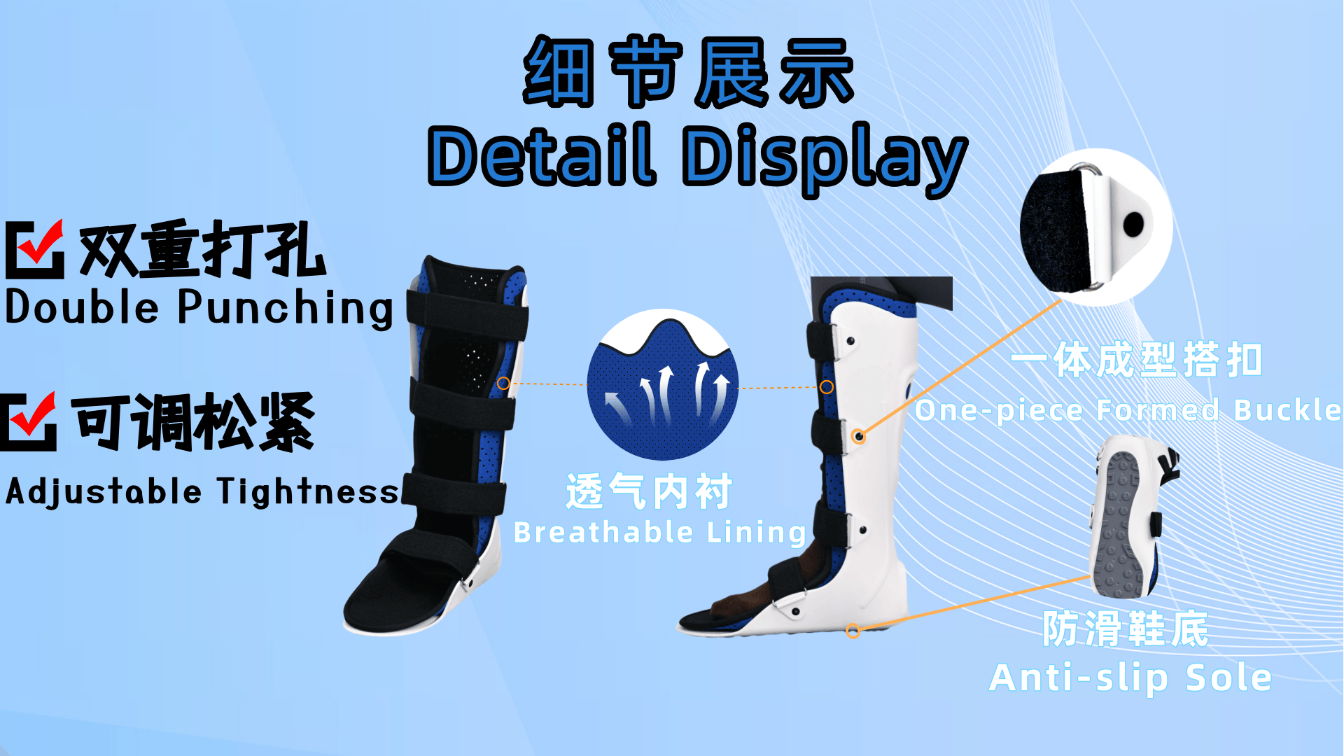 Ankle Fixation Brace