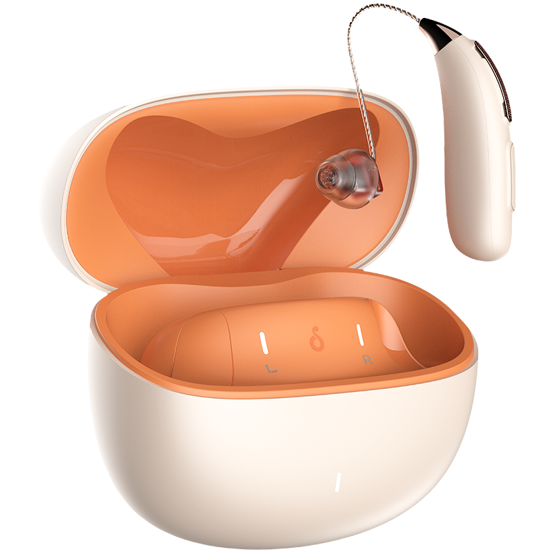 玖益醫療級智能藍牙耳背式助聽器（ P1 中大功率）